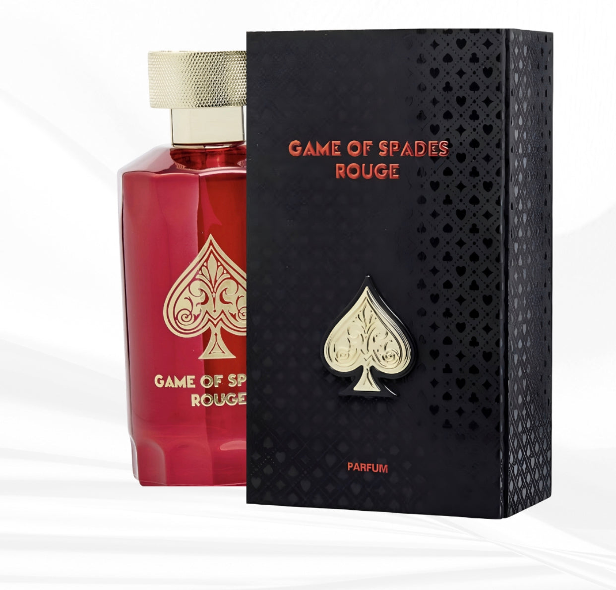 Jo Milano Game of Spades Rouge Extrait De Parfum - 3.4 oz Luxury Fragrance for Men & Women