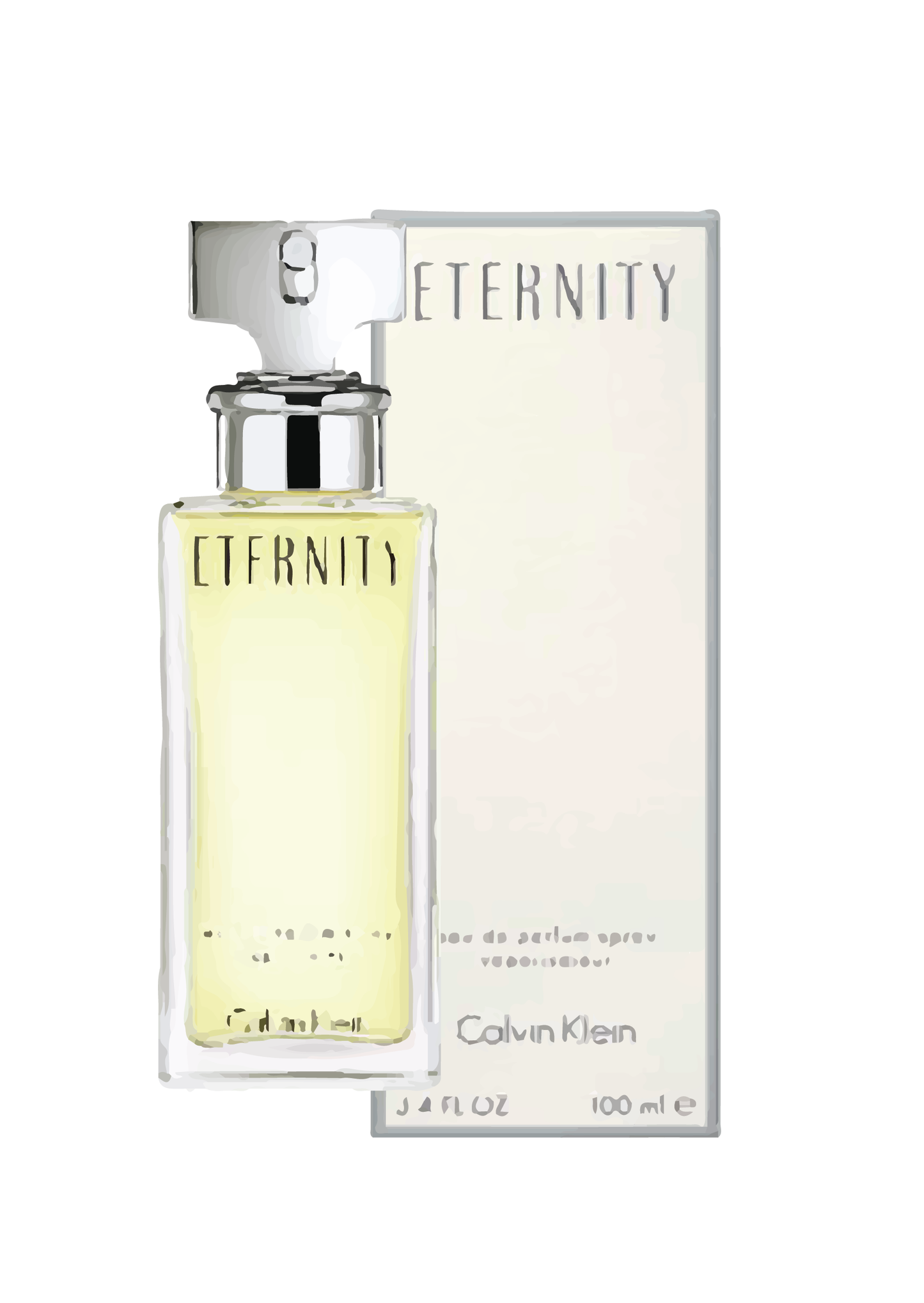Calvin Klein Eternity for Women, Eau de Parfum, 3.4 Ounce