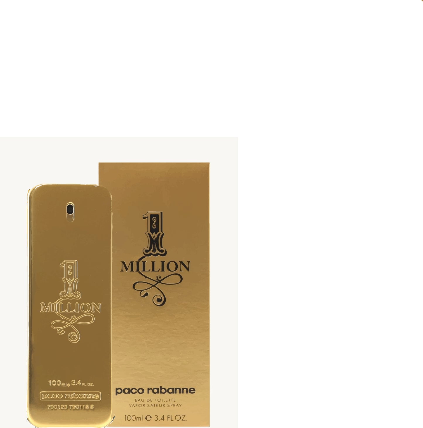 Paco Rabanne 1 Million Fragrance - Fresh And Spicy - 3.4oz Eau De Toilet Men