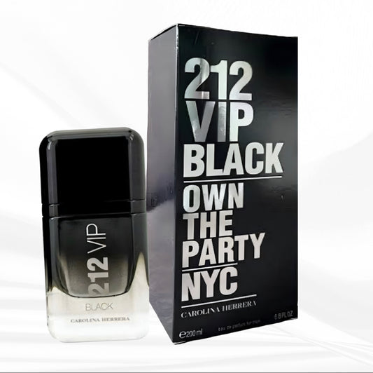 Carolina Herrera 212 VIP Black Eau de Parfum Spray | Bold & Seductive Fragrance for Men