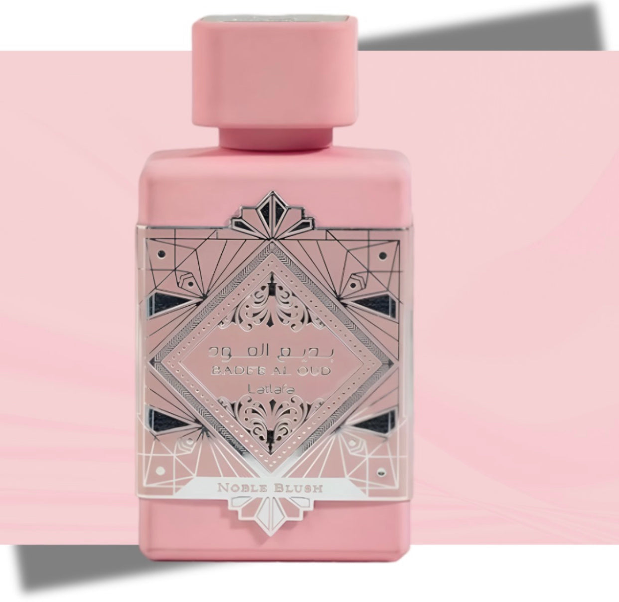 Lattafa Bade’e Al Oud Noble Blush for Unisex Eau de Perfume Spray,3.4 ounce / 100 Ml