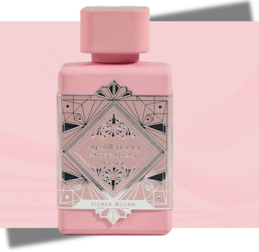Lattafa Bade’e Al Oud Noble Blush for Unisex Eau de Perfume Spray,3.4 ounce / 100 Ml