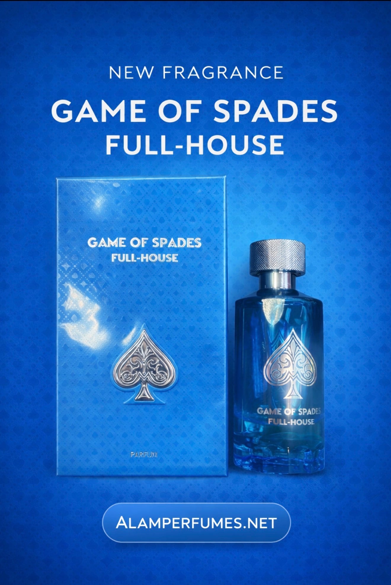 Jo Milano Game of Spades Full House Parfum Spray - 3.4 oz Luxury Unisex Fragrance