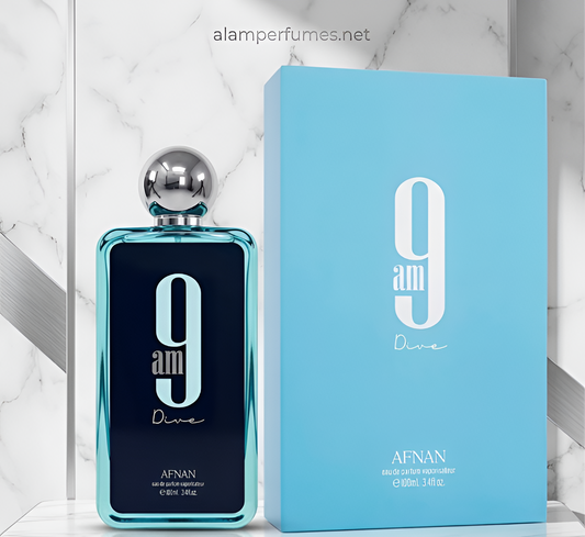 Afnan 9AM Dive EDP Unisex Perfume - 100ml (3.4 oz)